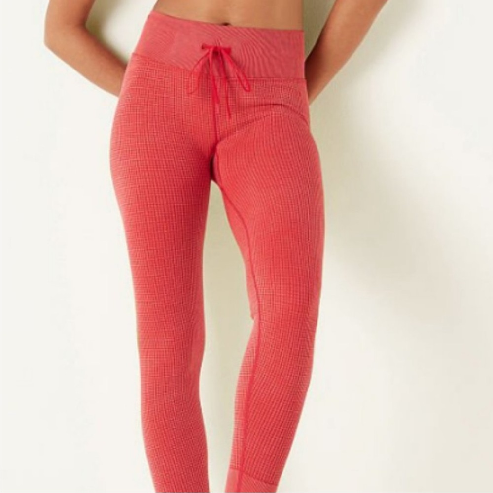 ♥️VICTORIA SECRET PINK SEAMLESS HUGH WAISTED FULL LENGTH WORK OUT TIGHTS